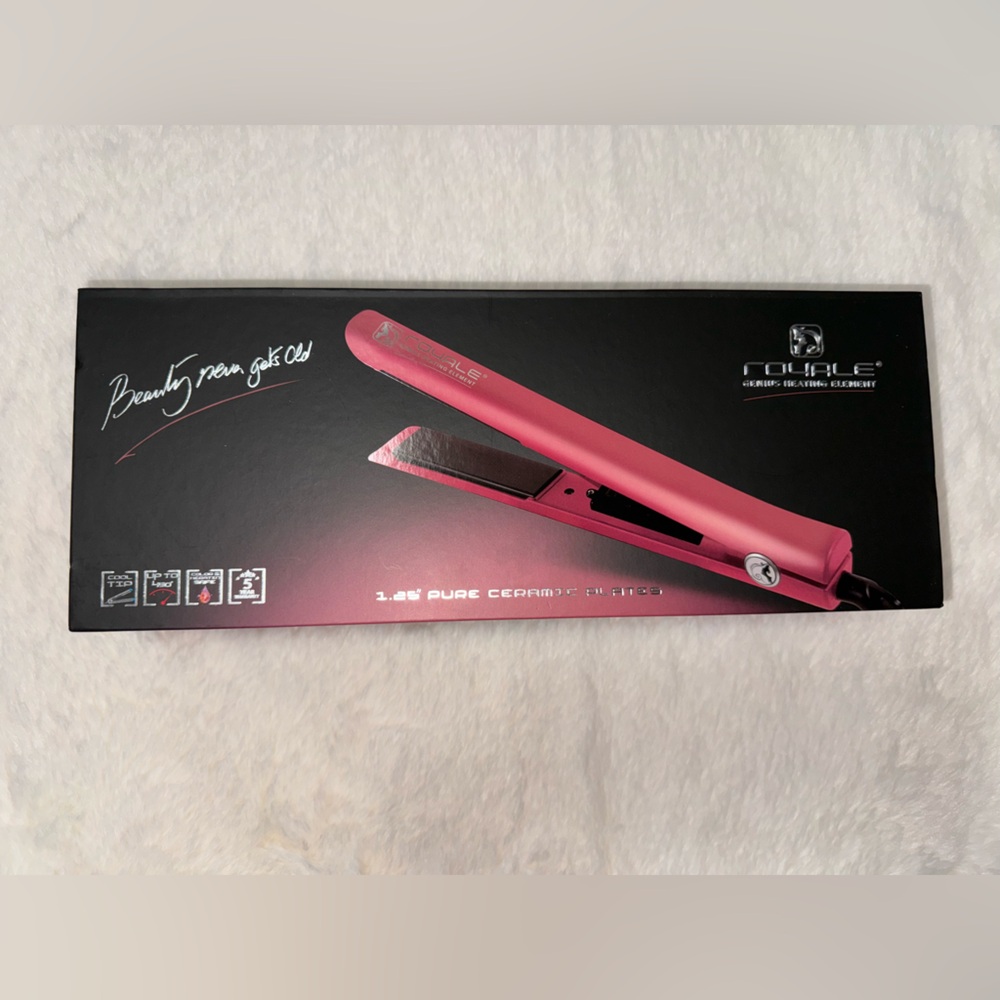 Royale Rose Gold Genius Heating Element Ceramic Hair Straightener